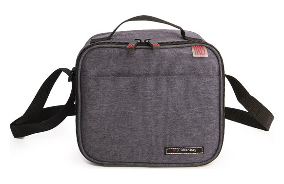 BOLSA PORTA ALIMENTOS CITY PROMO GRIS+2 CONTENEDORES 0.6L