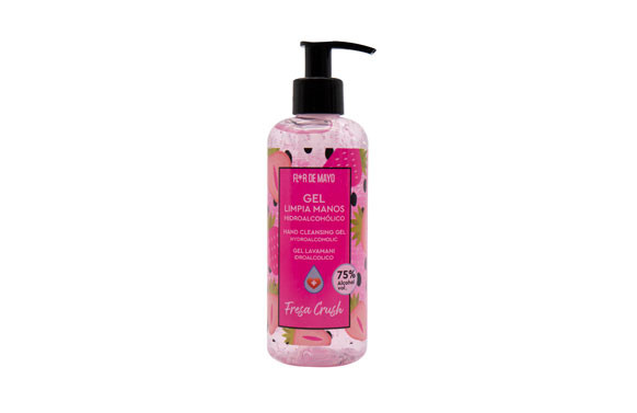 GEL HIDROALCOHOLICO CON DOSIFICADOR 250 ML FRESA CRUSH