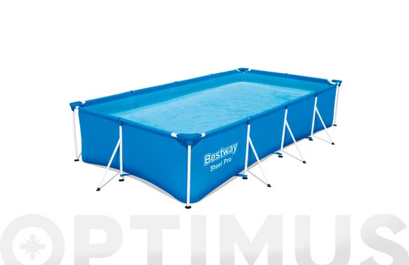 PISCINA RECTANGULAR 400X211X81 CM DEPURADORA 1.219 LITROS/HORA
