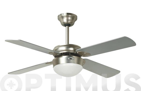 VENTILADOR TECHO Ø106CM 50W 4 ASPAS MANDO A DISTANCIA