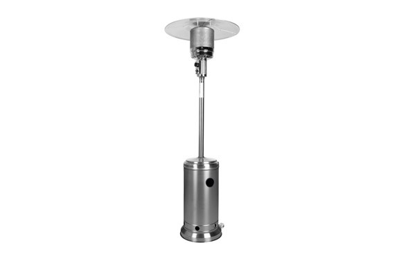 ESTUFA GAS EXTERIOR CON RUEDAS INOX 14KW