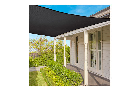 TOLDO VELA SOMBREO \'EVERYDAY SAIL\' RECTANGULAR 5X3 M GRAFITO 205 GR \'COOLAROO\'