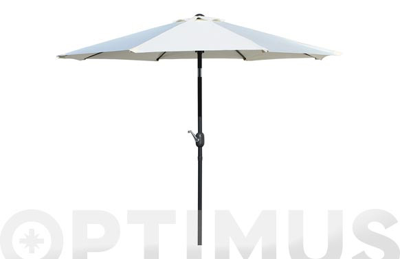 PARASOL ALUMINIO INCLINABLE ARENA 250 CM TUBO 38 MM CON MANIVELA