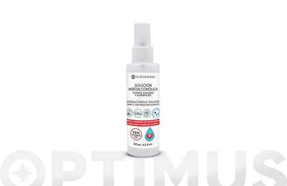 SOLUCION HIDROALCOHOLICA TEJIDOS Y SUPERFICIES 125 ML SPRAY