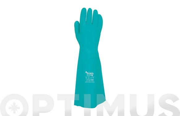 GUANTE INTERFACE PLUS NITRILO VERDE EXTRA LARGO T.10