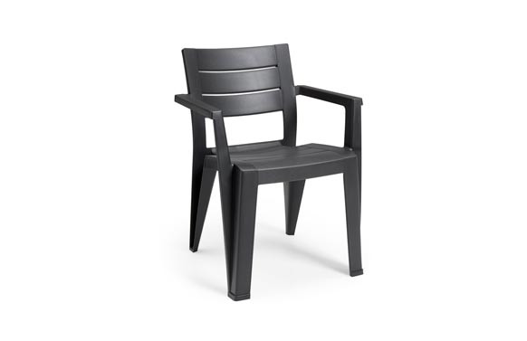 SILLON RESINA APILABLE JULIE GRAFITO