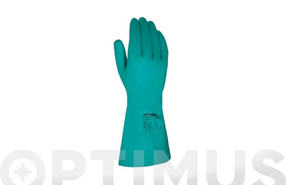 GUANTE NITRILO VERDE INTERFACE PLUS T 6