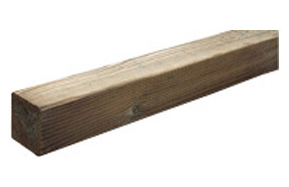 POSTE MADERA CUADRADO 7X7X240 CM