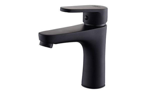 MONOMANDO CON CARTUCHO DE DISCOS CERAMICOS 40MM BI LAVABO NEGRO