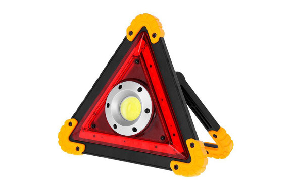 LINTERNA LED PORTATIL COB RECARGABLE TRIANGULO 