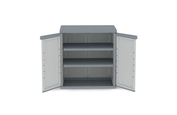 ARMARIO RESINA BAJO XL WAVE JUMBO GRIS 94,5 X 89,7 X 53,7 CM