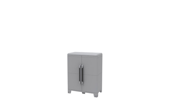 ARMARIO RESINA TRANSFORMING MODULAR 2 GRIS 102X78X44 CM