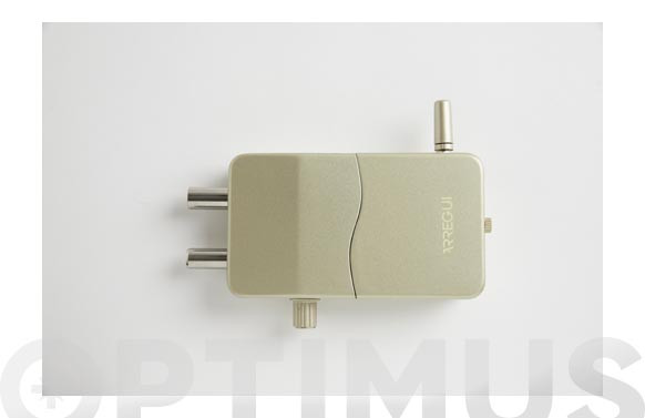 CERRADURA INVISIBLE CON ALARMA DORADA