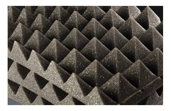 ESPUMA ACUSTICA PIRAMIDE AUTOADHESIVA 8 UDS 45 X 45 X 4.3 CM