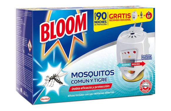 BLOOM ELÉCTRICO MOSQUITOS COMÚN Y TIGRE 2 RECAMBIOS INCLUIDOS