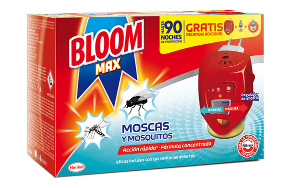 BLOOM ELÉCTRICO MOSCAS Y MOSQUITOS 2 RECAMBIOS INCLUIDOS