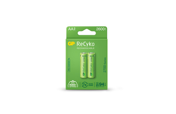 PILA RECARGABLE RECYKO (BL.2) LR6 AA 2600MAH