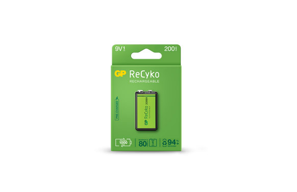 PILA RECARGABLE RECYKO (BL1) 9 V 6LR661 200MAH