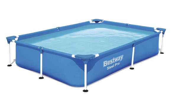 PISCINA STEEL PRO RECTANGULAR 1200 L SIN DEPURADORA 221 X 150 X 43 CM