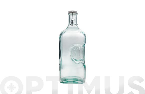 BOTELLA VIDRIO COLOR SURTIDO 2L - 4 U AZUL + 2 U ROSA