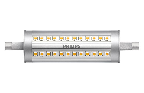 LAMPARA LED LINEAL REGULABLE 118MM R7S 120W BLANCA