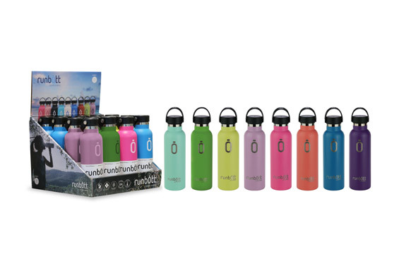 BOTELLA TERMO INOX INTERIOR CERAMICO (EXPOSITOR) 600ML-SURTIDO PRIMAVERA
