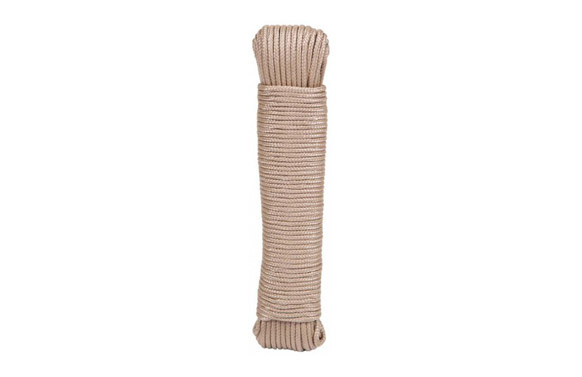 CUERDA POLIPROPILENO TRENZADA CON ALMA Ø 5 MM 15 MT CAMEL