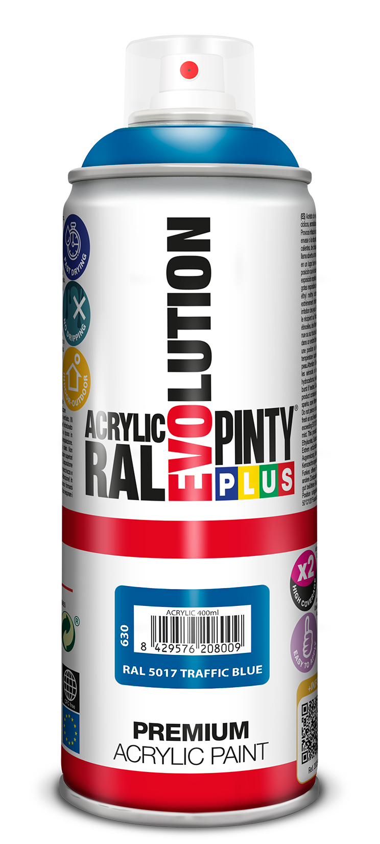 PINTURA SPRAY ACRILICA EVOLUTION 520 CC RAL 5017 AZUL