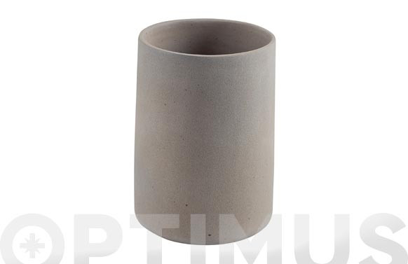 VASO PORTACEPILLO ROSA CEMENTO