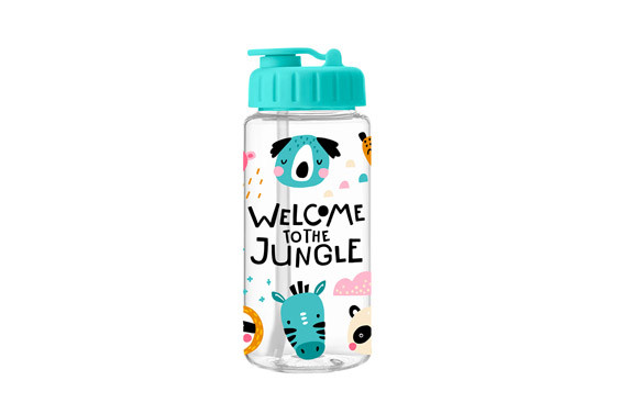 BOTELLA INFANTIL TRITAN 400 ML - JUNGLA