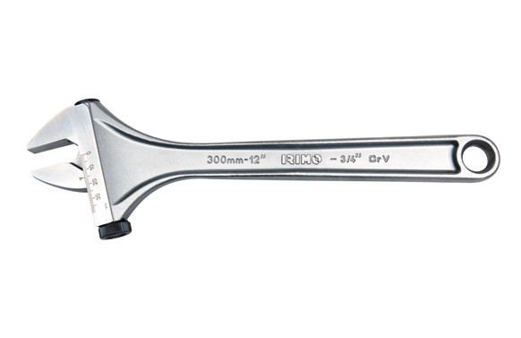 LLAVE AJUSTABLE MOLETA LATERAL 16\" CROMADA