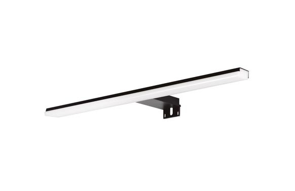 APLIQUE LED BAÑO ACABADO NEGRO 308 MM 8W IP44