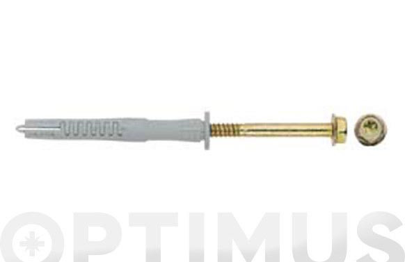TACO LARGO UNIVERSAL CON TORNILLO FUR 10 X 80 T 50 UNIDADES