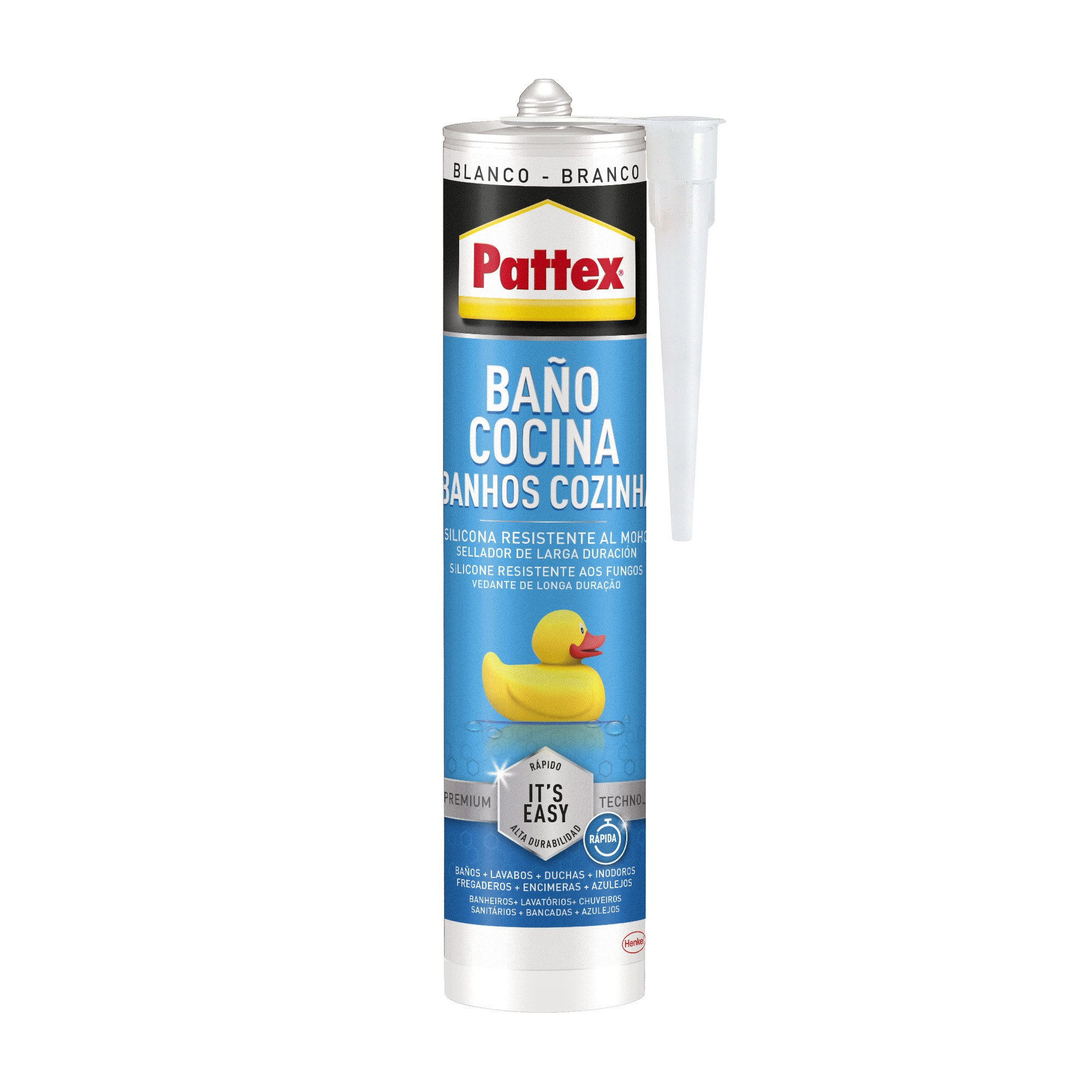 SILICONA BAÑOS Y COCINAS FACIL 280 ML BLANCO