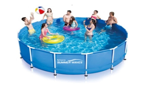 PISCINA REDONDA TUBULAR CON DEPURADORA 457 X 84 CM