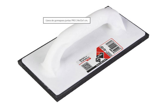 LLANA  GOMA  PRO PARA JUNTAS MANGO PLASTICO 24 X 12 X 1 MM