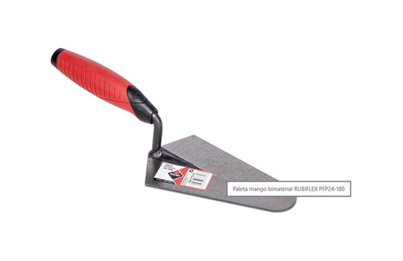 PALETA ALBAÑIL MANGO ERGONOMICO RUBIFLEX PFP23 160 MM