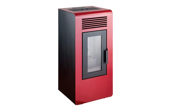 ESTUFA PELLET ECO ROJA 6,5 KW