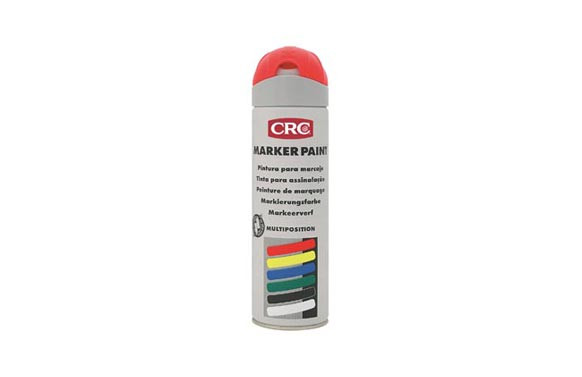 MARCADOR DE PINTURA PARA OBRAS MARKERPAINT 500 ML ROJO FLUO