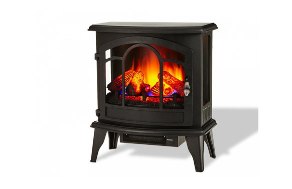 CHIMENEA ELECTRICA SUELO EFECTO FUEGO 3D