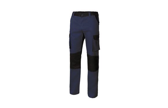 PANTALON MULTIBOLSILLOS AZUL NAVY / NEGRO T 42