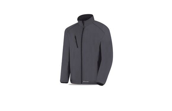 CHAQUETA SOFTSHELL TRIPLE LAMINA CUARZO GRIS T L