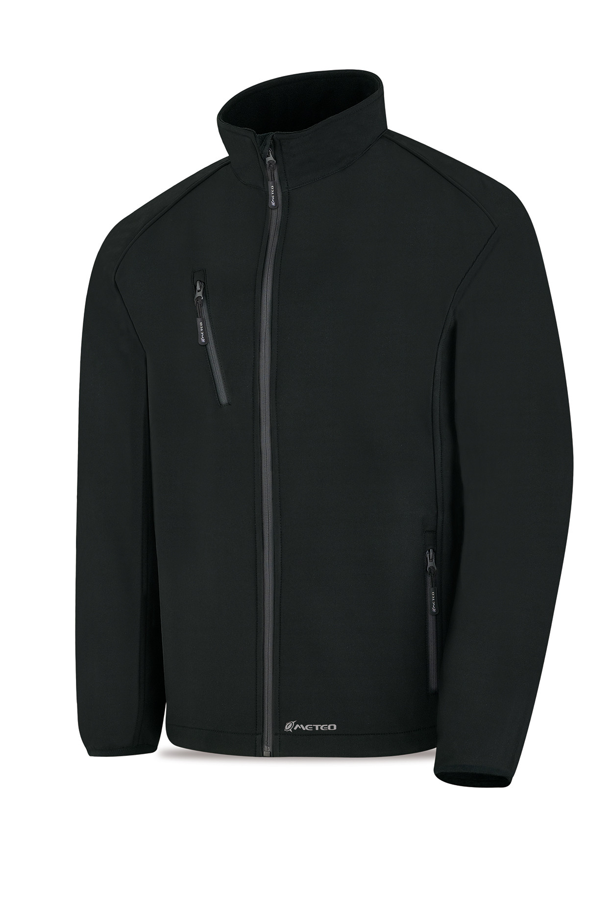 CHAQUETA SOFTSHELL TRIPLE LAMINA CUARZO NEGRO T M
