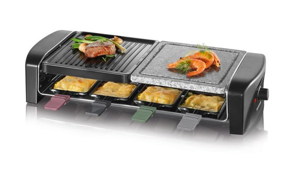 RACLETTE MIXTA PARTY GRILL 8 PERSONAS-1400 W