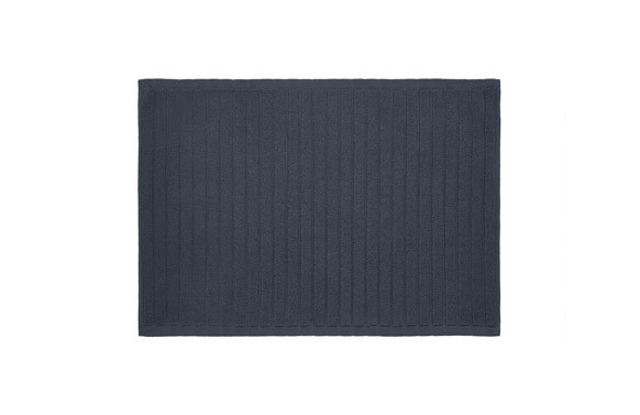ALFOMBRA BAÑO ALGODON RIZO GRIS 45 X 65 CM
