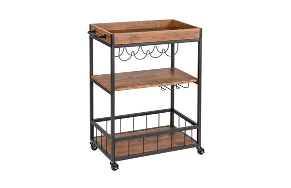 CARRITO DE COCINA RUSTICO