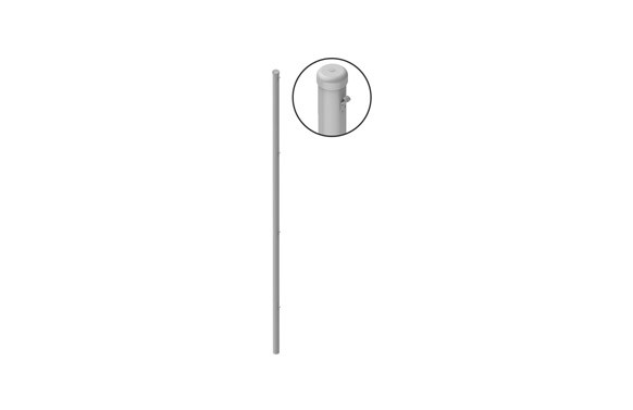POSTE INTERMEDIO GALVANIZADO 1,5/1,80 M