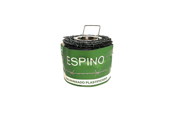 ALAMBRE DE ESPINO VERDE 15/12 250 MT