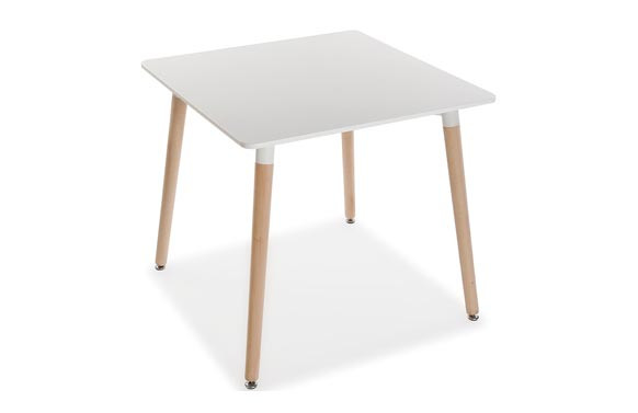 MESA COCINA KIRAN BLANCA 80X80 CM