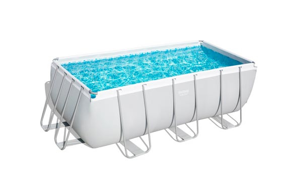 PISCINA POWER STEEL RECTANGULAR  8124 L DEPURADORA DE CARTUCHO 2.006 L/H 412X201X122 CM